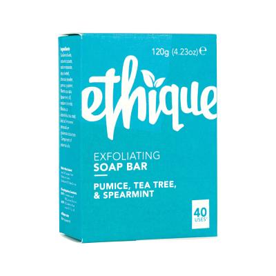 Ethique Bar Soap Exfoliating Pumice, Tea Tree & Spearmint 120g